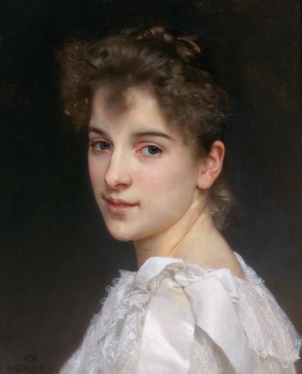 Gabrielle Cot von William Adolphe Bouguereau