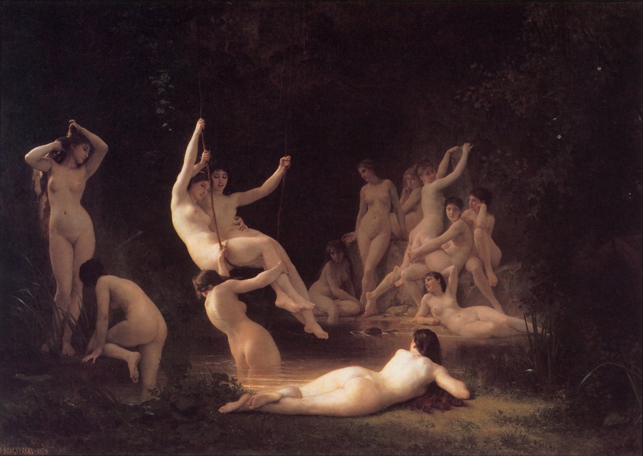 Die Nymphen von William Adolphe Bouguereau