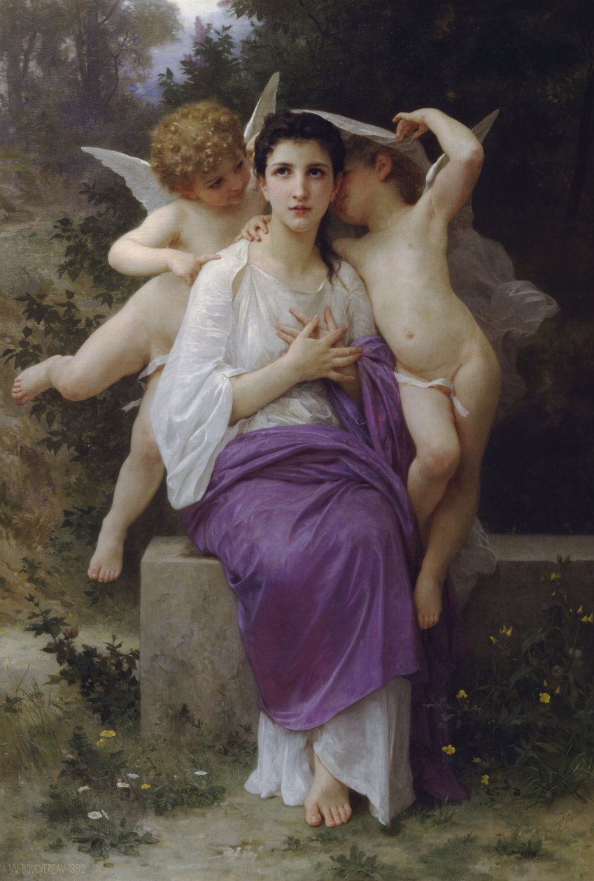 Das Erwachen des Herzens (1892) von William Adolphe Bouguereau