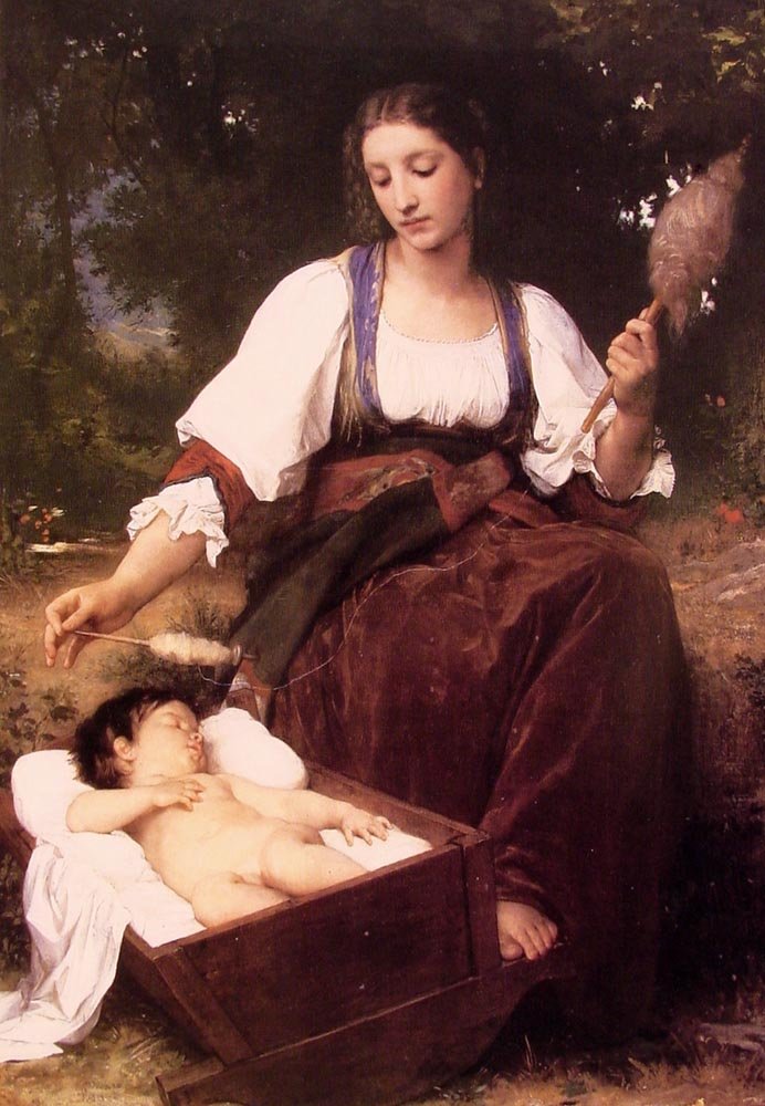 Wiegenlied von William Adolphe Bouguereau