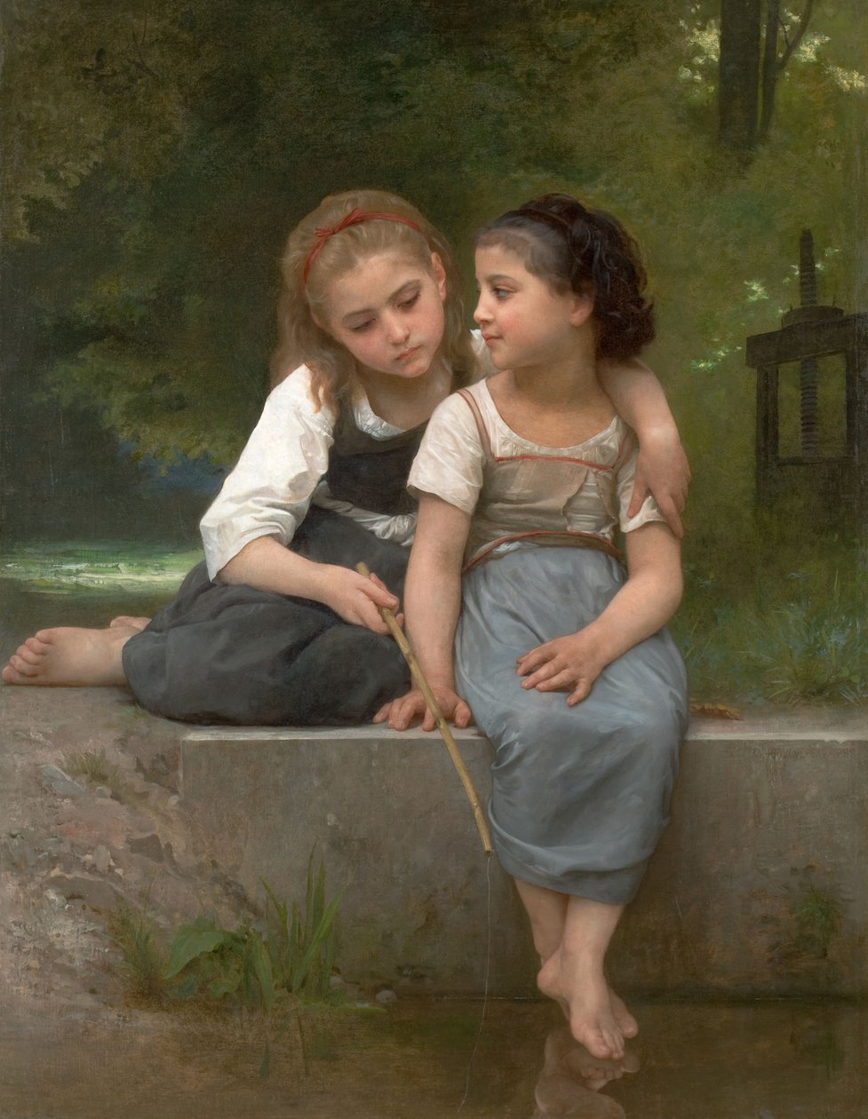 Froschfang von William Adolphe Bouguereau