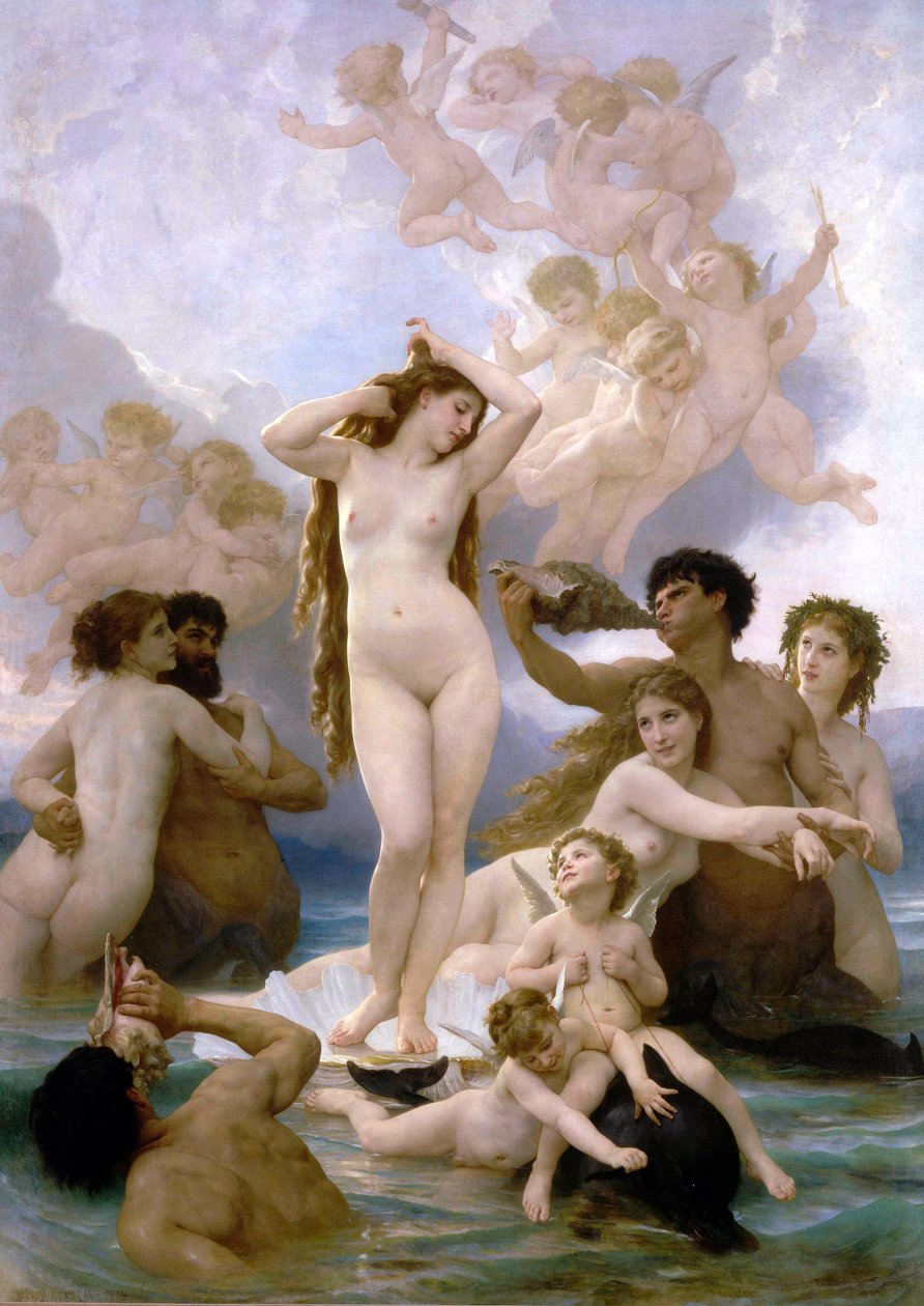 Die Geburt der Venus von William Adolphe Bouguereau