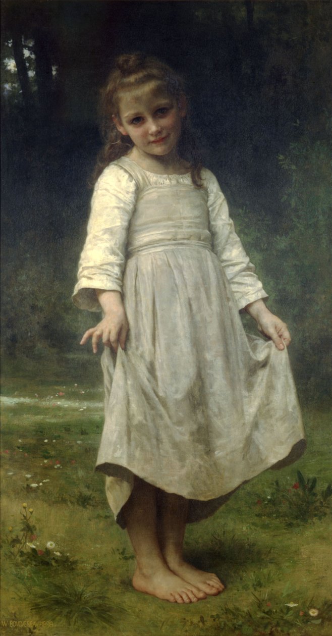 Der Knicks von William Adolphe Bouguereau
