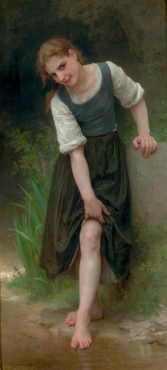 Die Furt von William Adolphe Bouguereau
