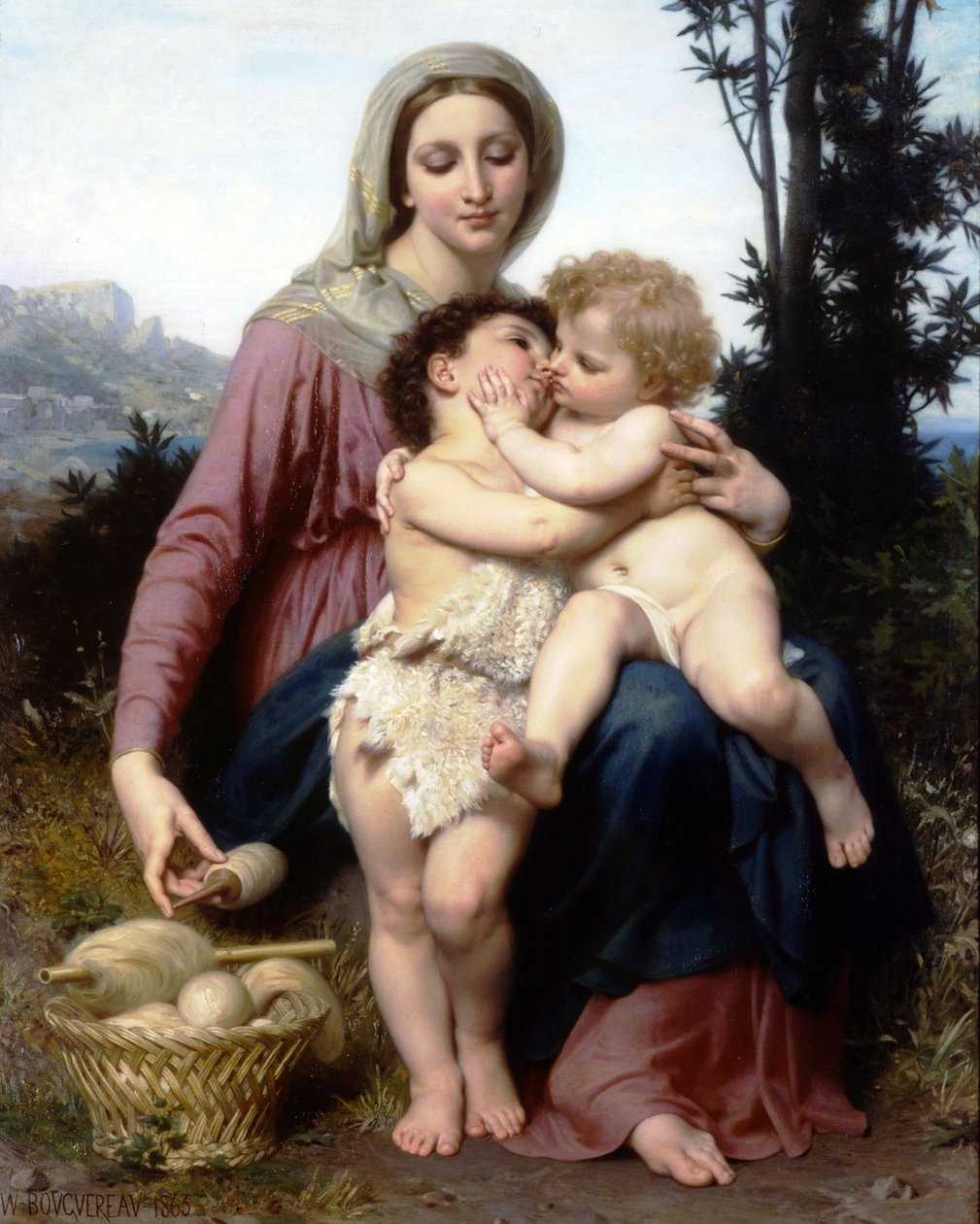 Die Heilige Familie von William Adolphe Bouguereau