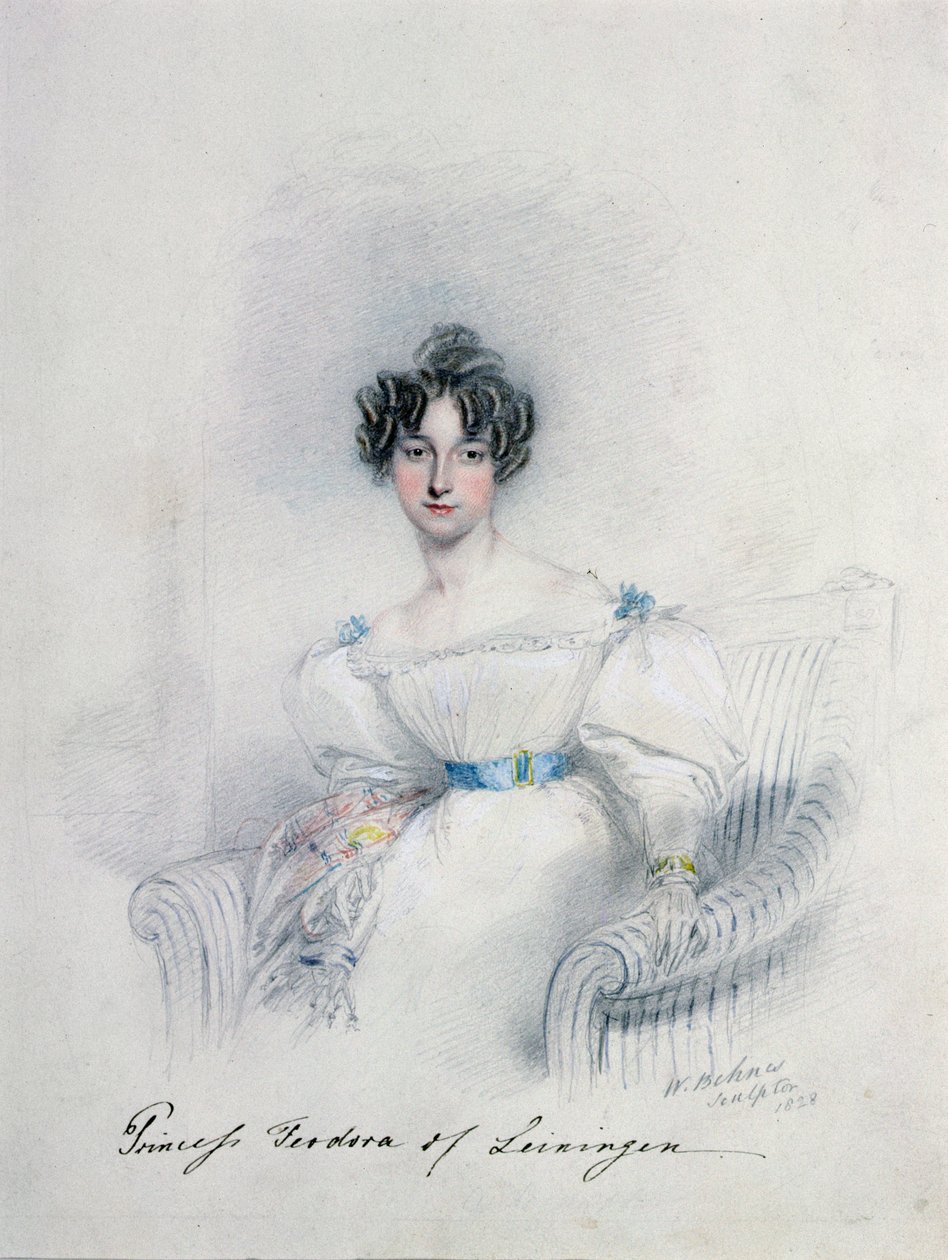 Prinzessin Anne Feodorowna von Leiningen, 19. Jahrhundert von William Behnes