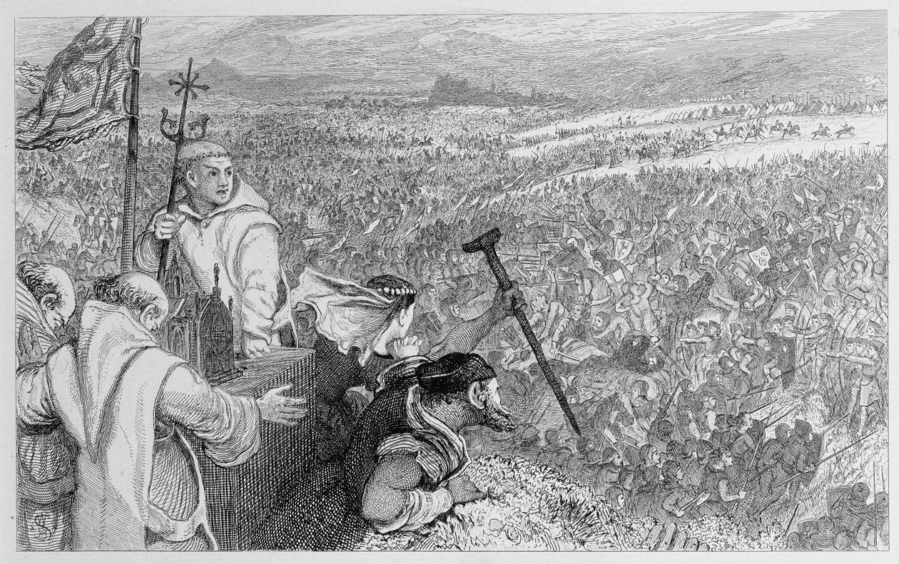 Bruces Ansprache bei Bannockburn (Probedruck) von William Bell Scott