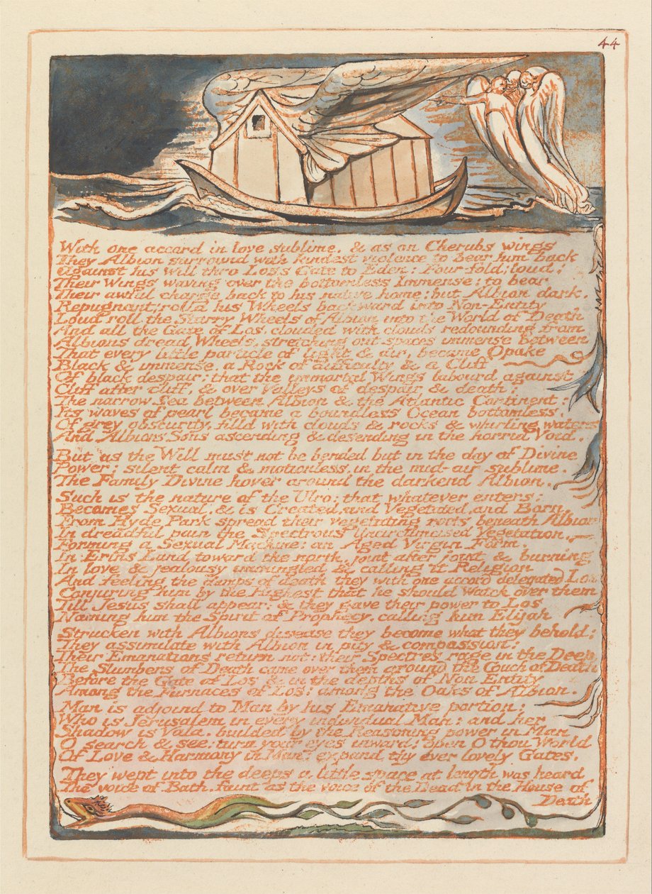 Jerusalem, Tafel 44 von William Blake