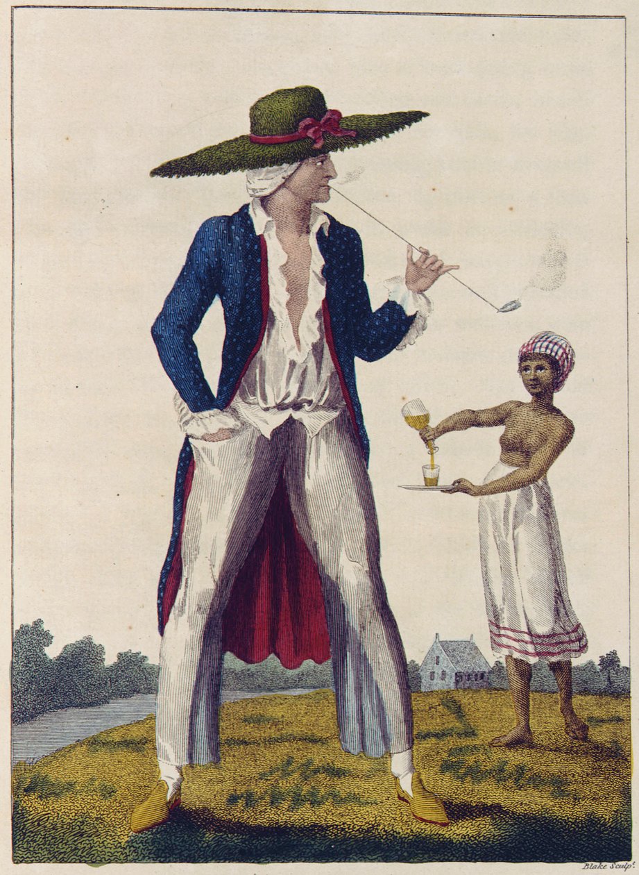 Surinam Pflanzer in seiner Morgenkleidung von William Blake