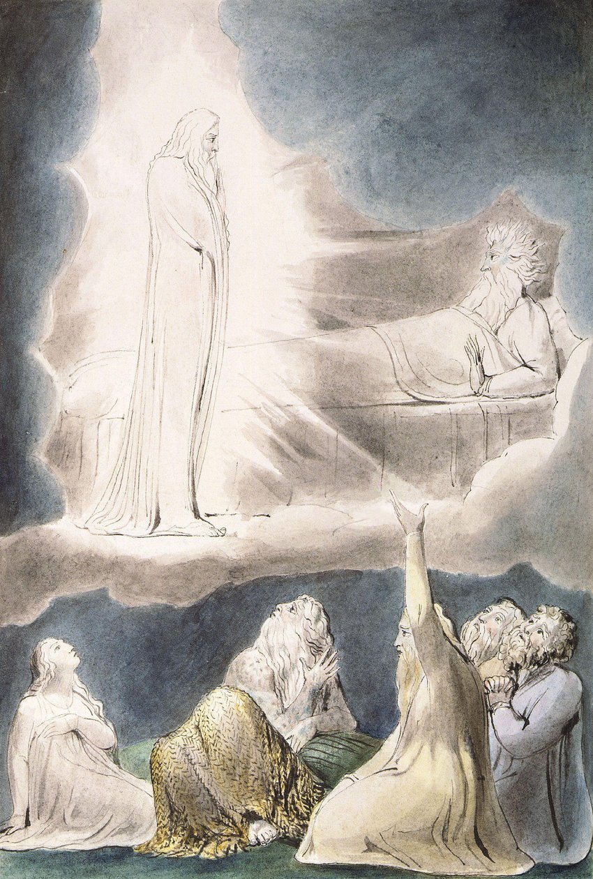 Die Vision von Eliphas von William Blake