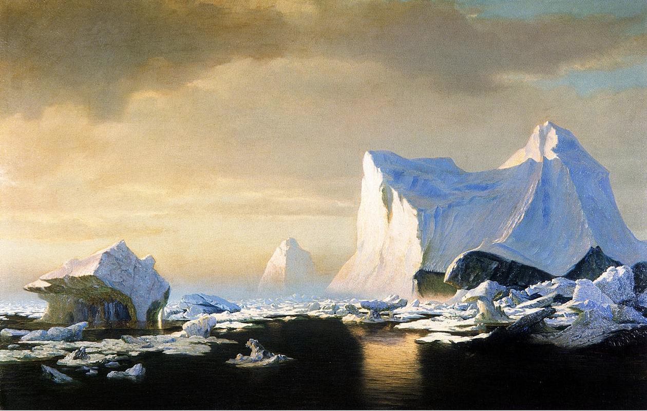 Eisberge, 1882 von William Bradford
