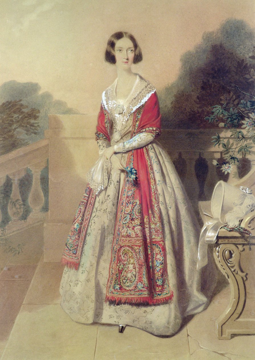 Porträt einer unbekannten Dame von William Buckler