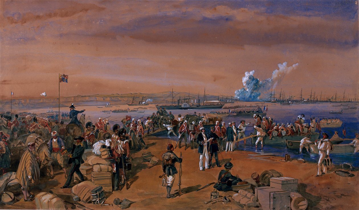 Landung - Kertsch, 24. Mai 1855 von William Crimea Simpson