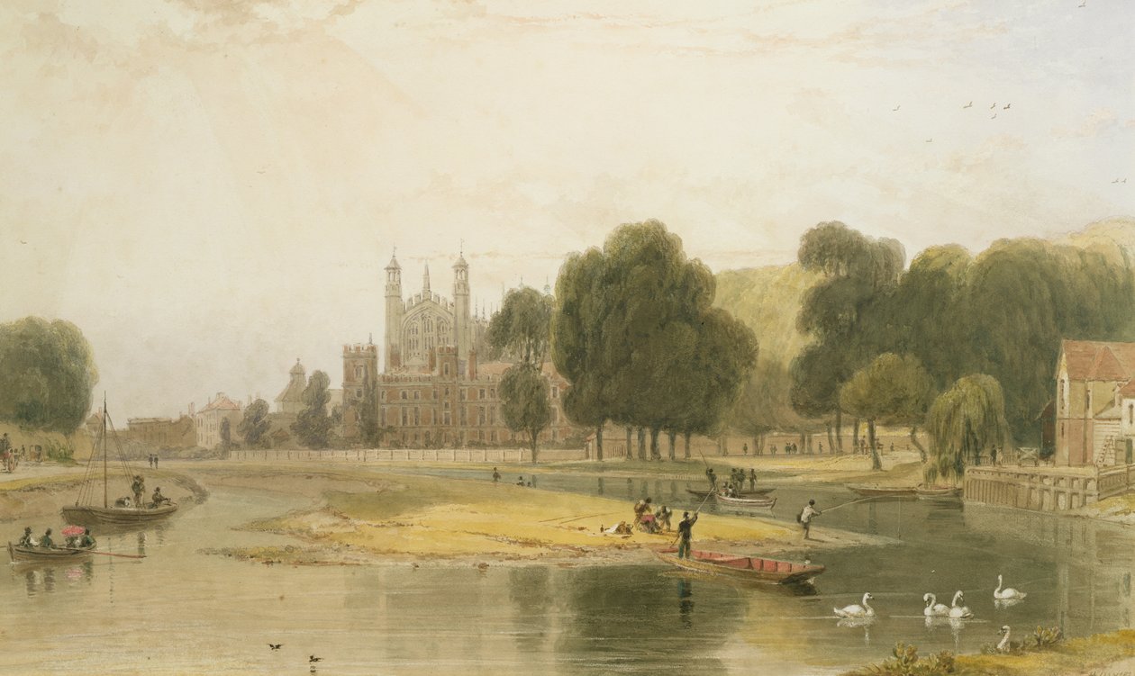 Eton College, 1827 von William Daniell