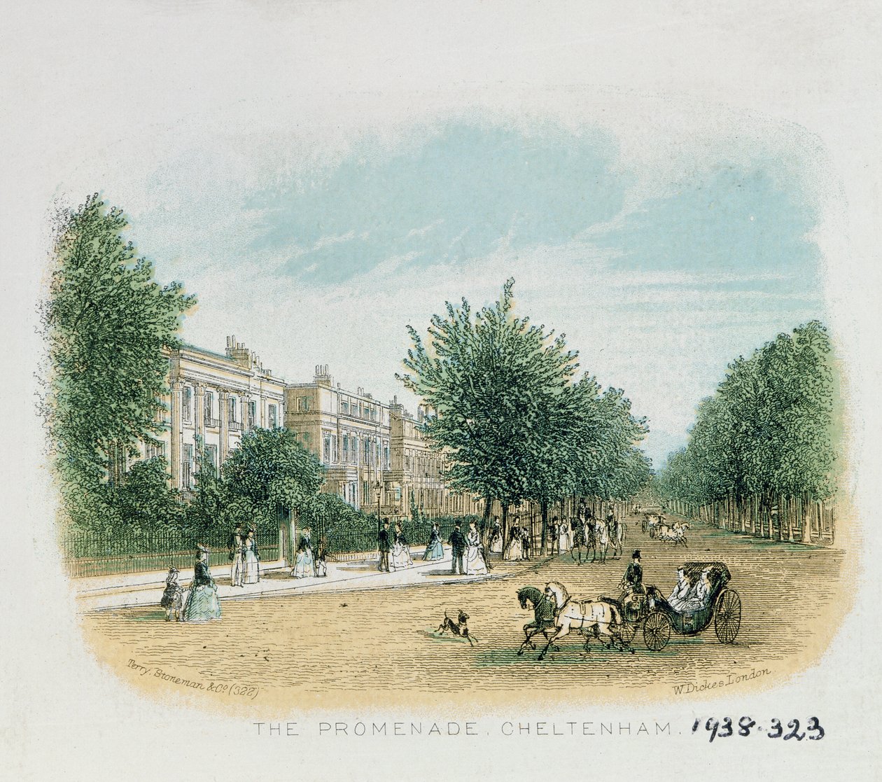 Die Promenade, Cheltenham von William Dickes