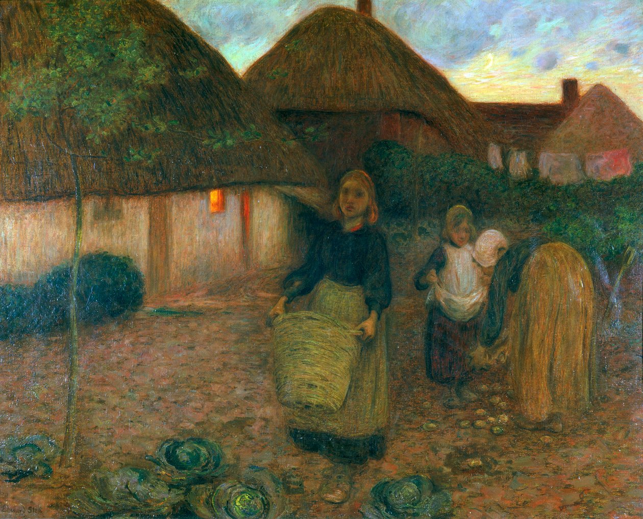 Der Acker der Witwe, ca. 1900 von William Edward Stott