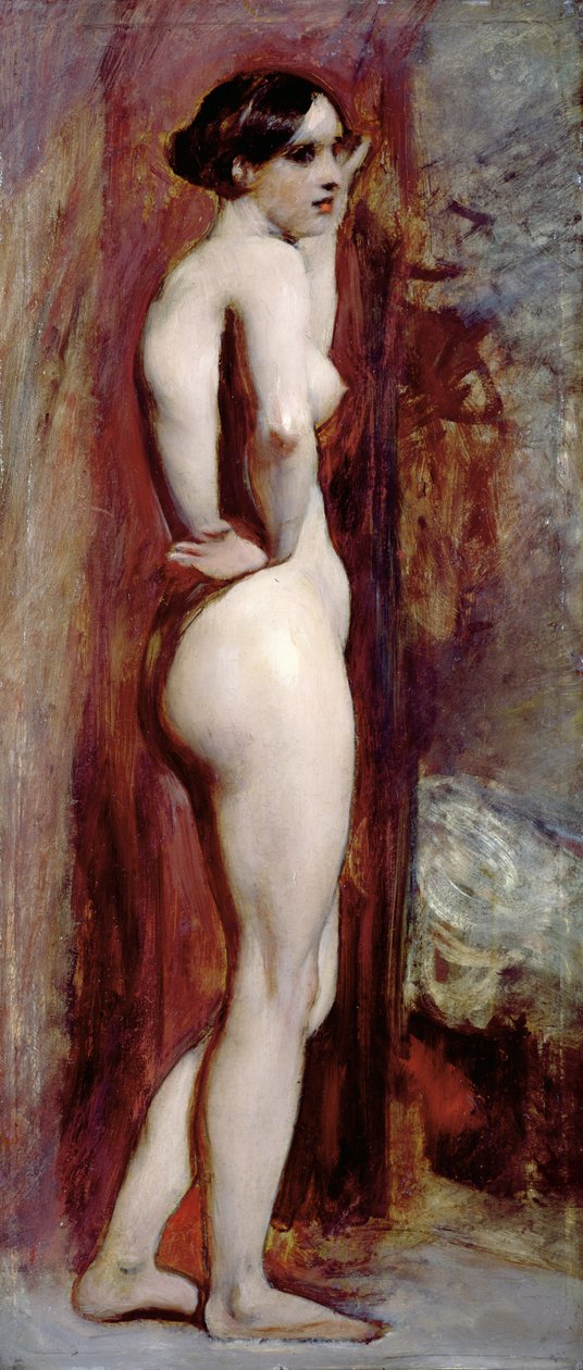 Weiblicher Akt von der Seite von William Etty