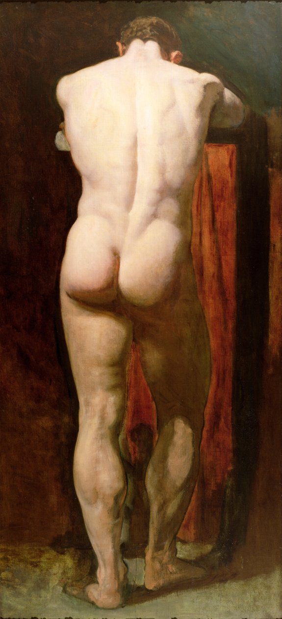 Stehender männlicher Akt von William Etty