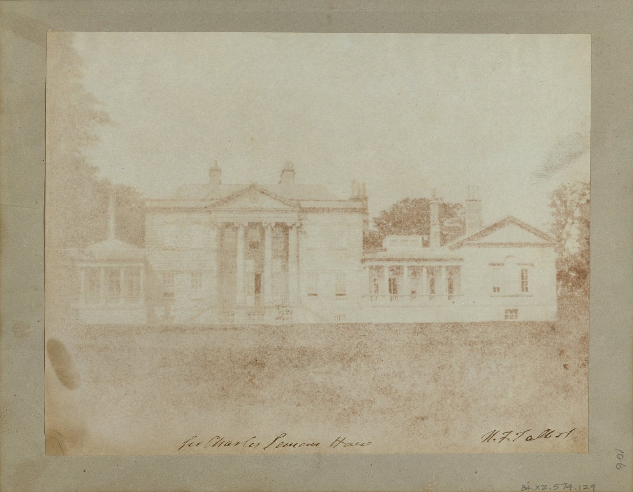 Carclew House, nahe Truro, Cornwall von William Henry Fox Talbot