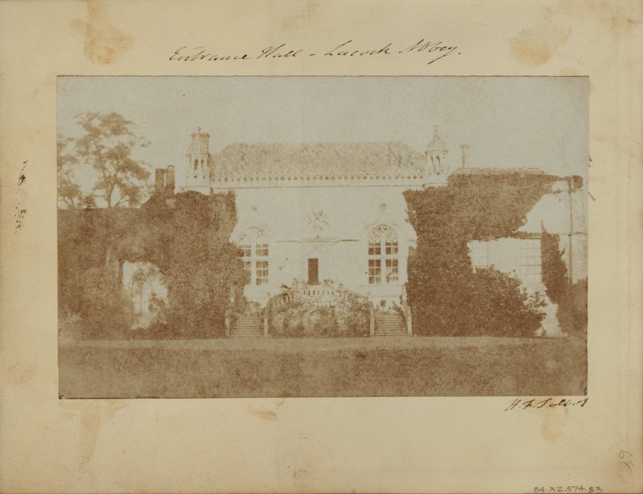 Lacock Abbey, die Westfront von William Henry Fox Talbot