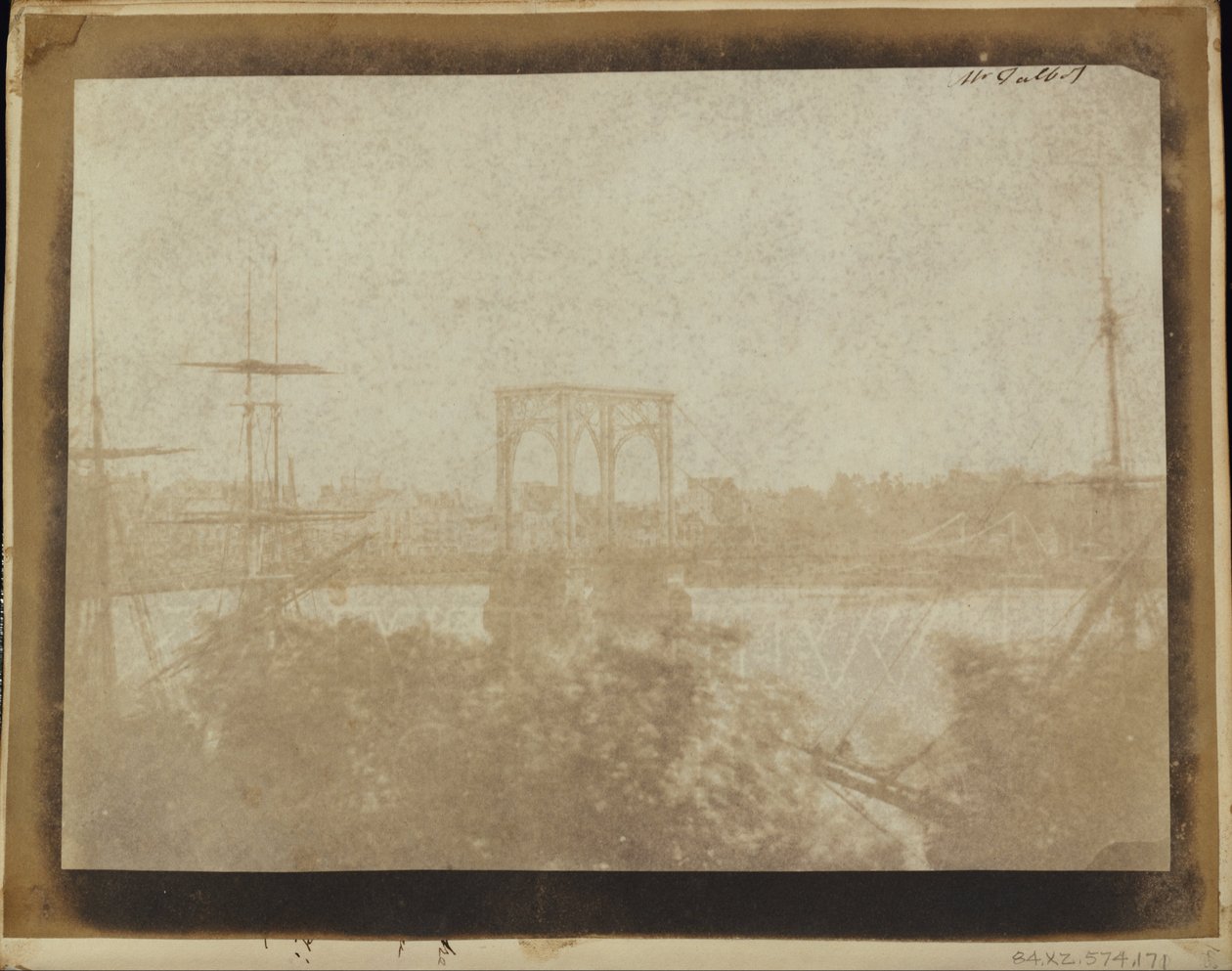 Hängebrücke, Rouen von William Henry Fox Talbot