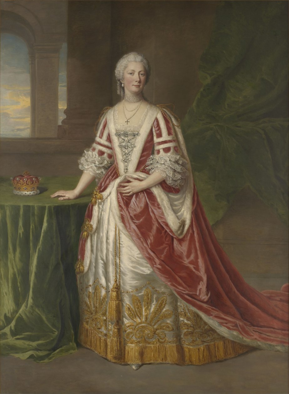 Porträt von Hester Pitt, Countess of Chatham, geb. Grenville (1721-1803) von William Hoare