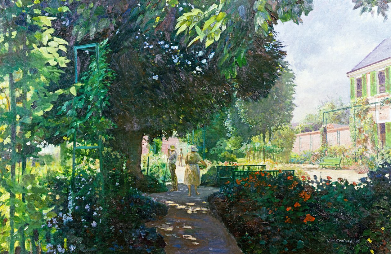Monets Garten von William Ireland