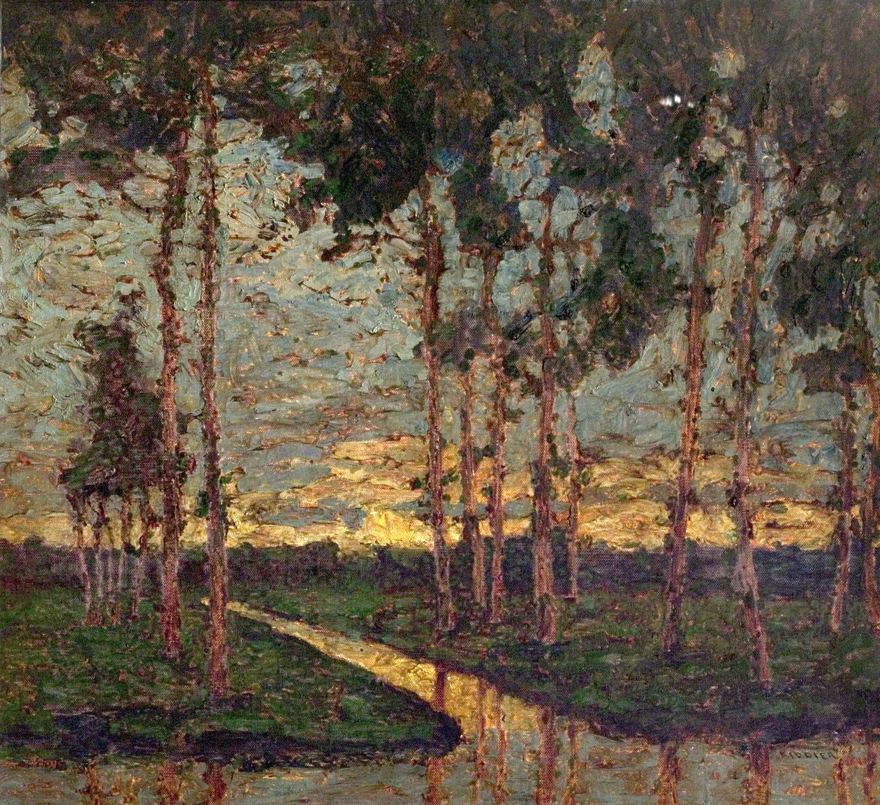 Der Deich, 1921 von William Kiddier