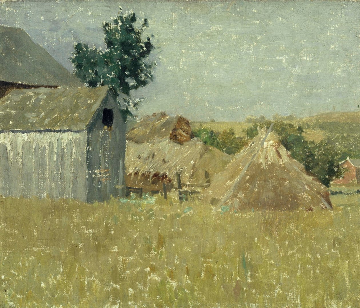 Graue Scheune von William L. Lathrop