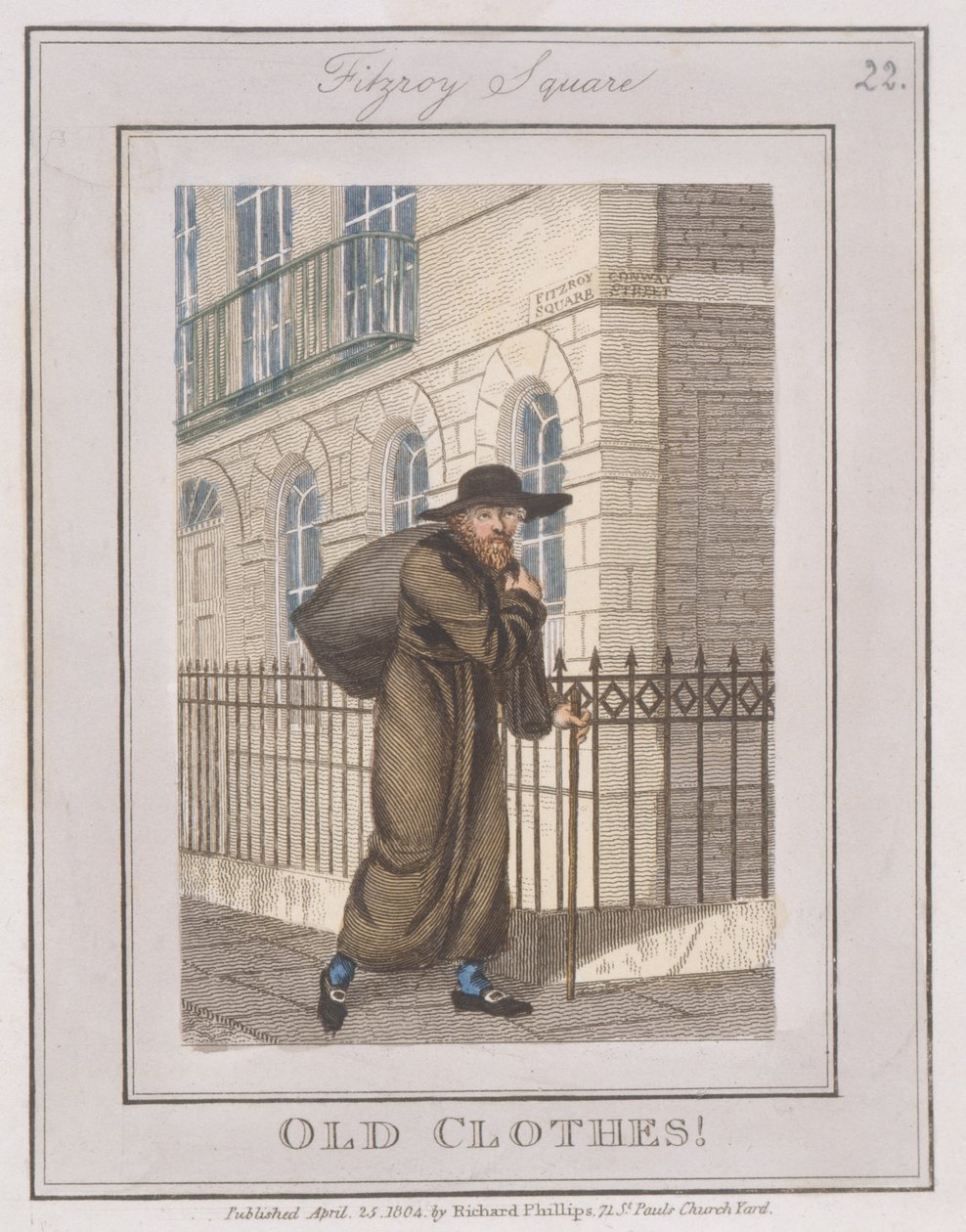 Alte Kleider, aus Description of the Plates, Representing the Itinerant Traders of London... von William Marshall after Craig