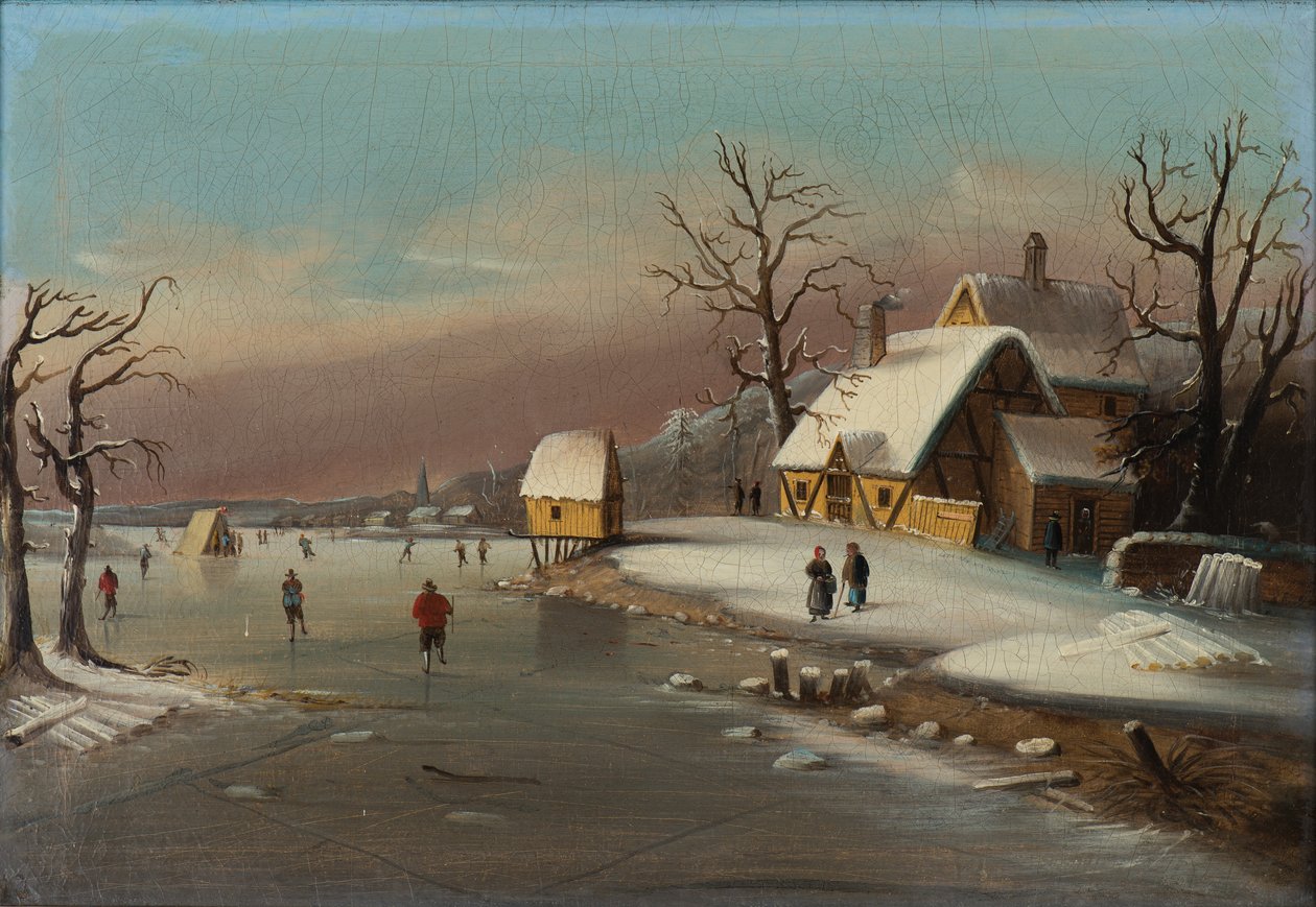 Spiele auf dem Eis, 1855 von William Matthew Prior