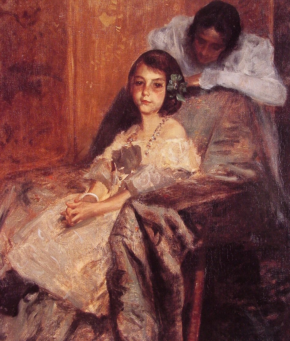 Dorothy und ihre Schwester von William Merritt Chase