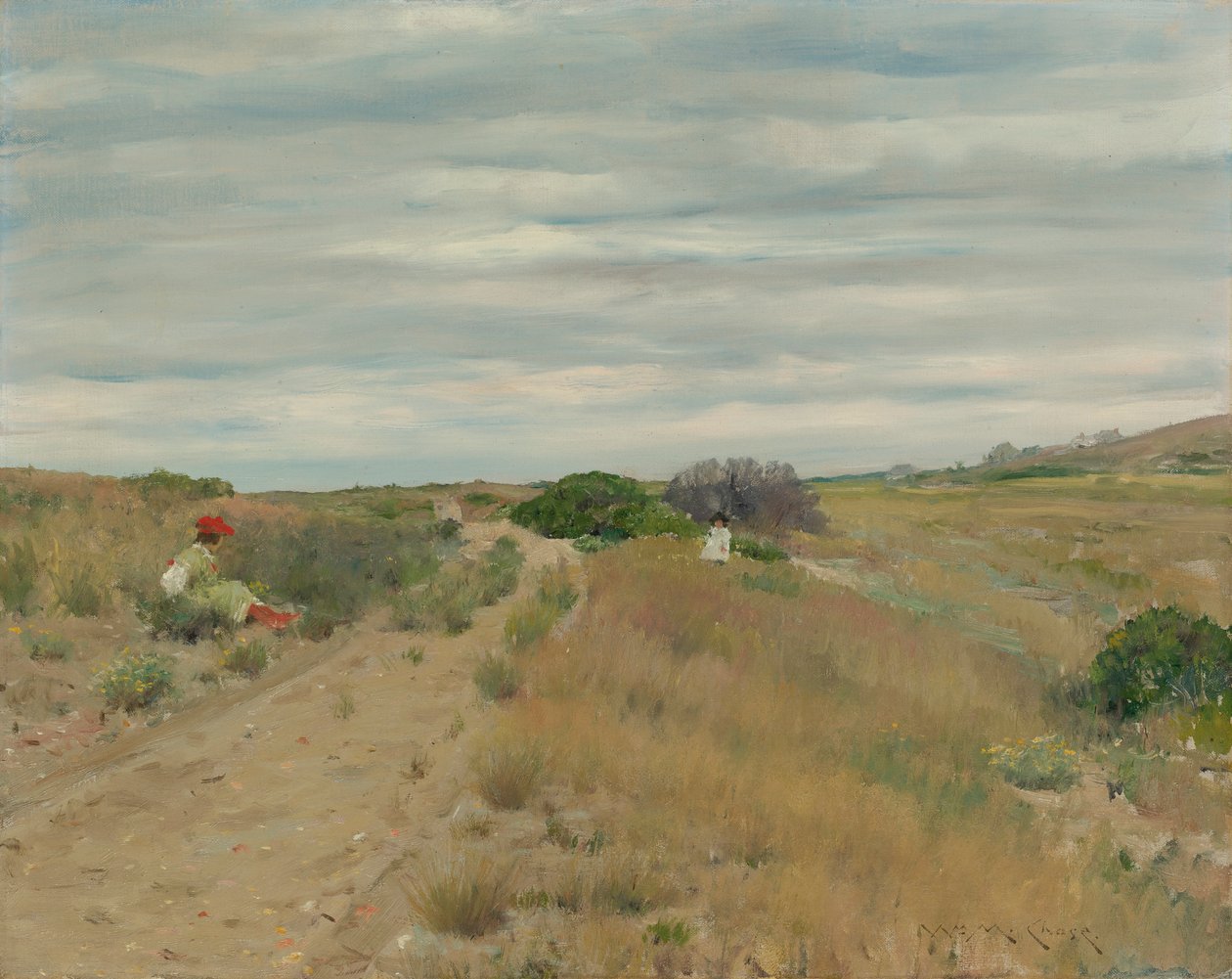 Die alte Sandstraße von William Merritt Chase