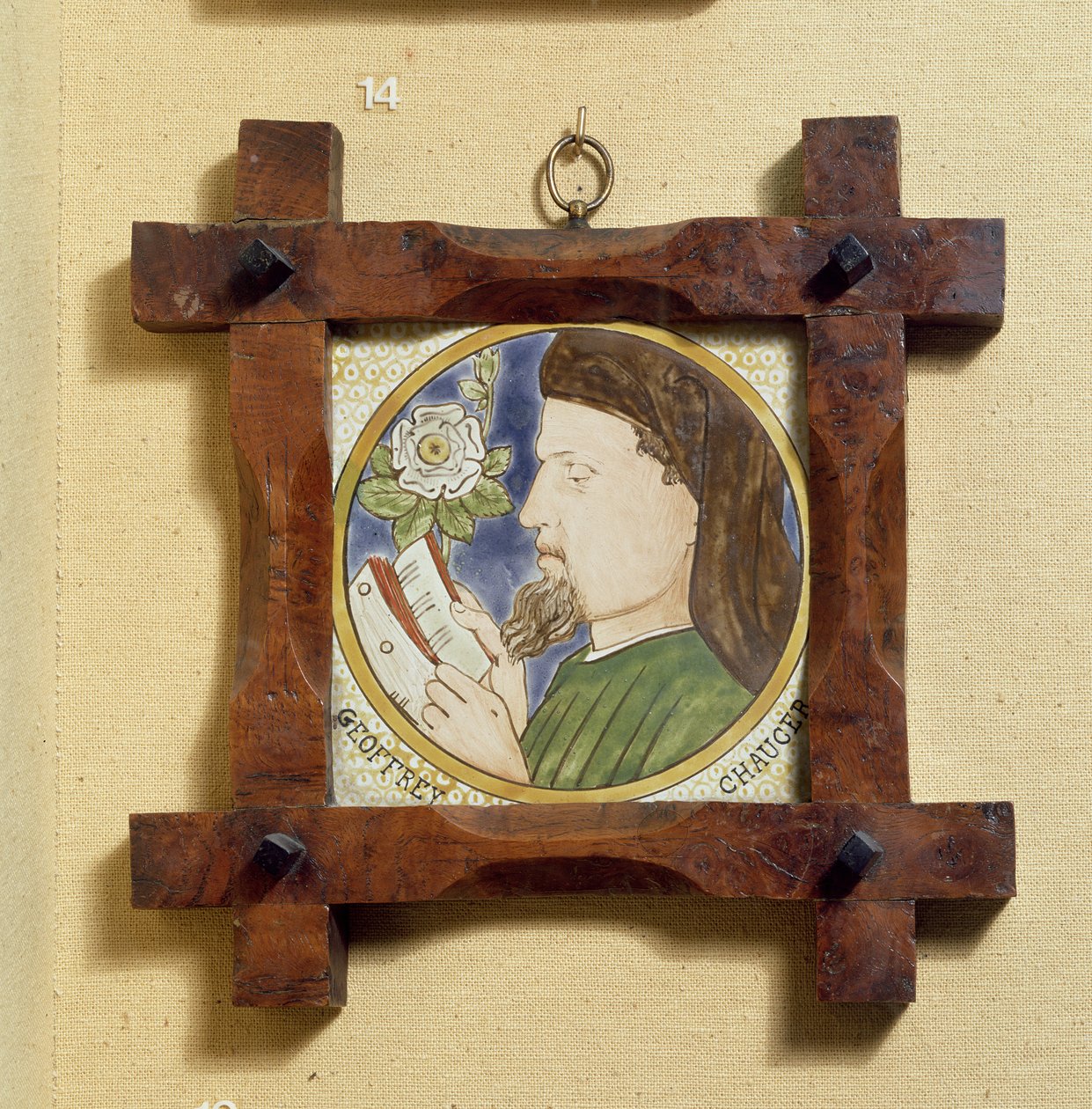 Porträt von Geoffrey Chaucer (ca.1340-1400) von William Morris