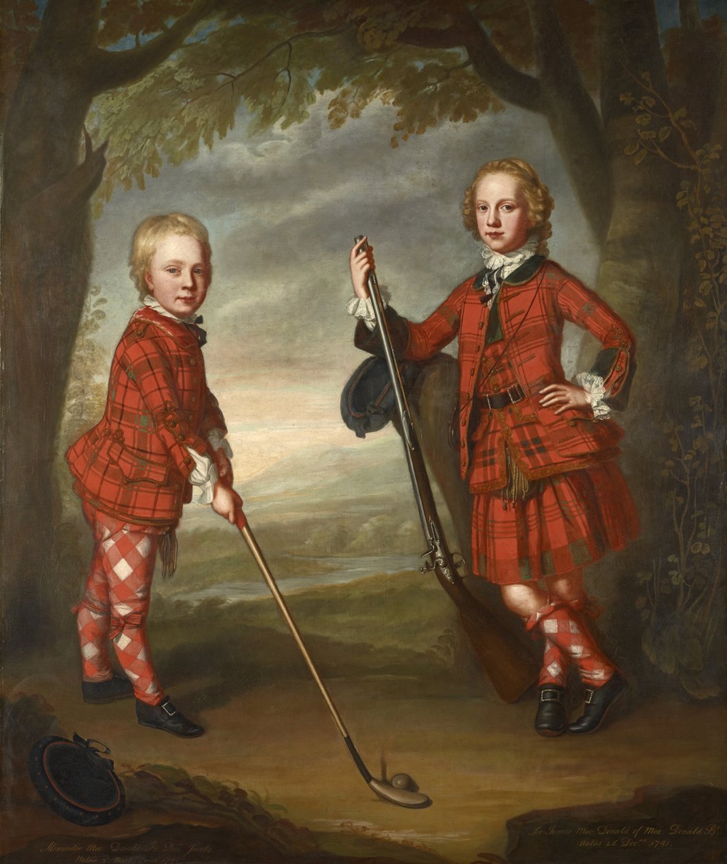 Sir James Macdonald und Sir Alexander Macdonald von William Mosman