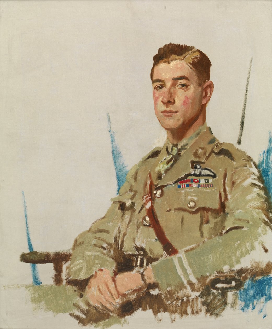 Porträt von James McCudden von William Orpen