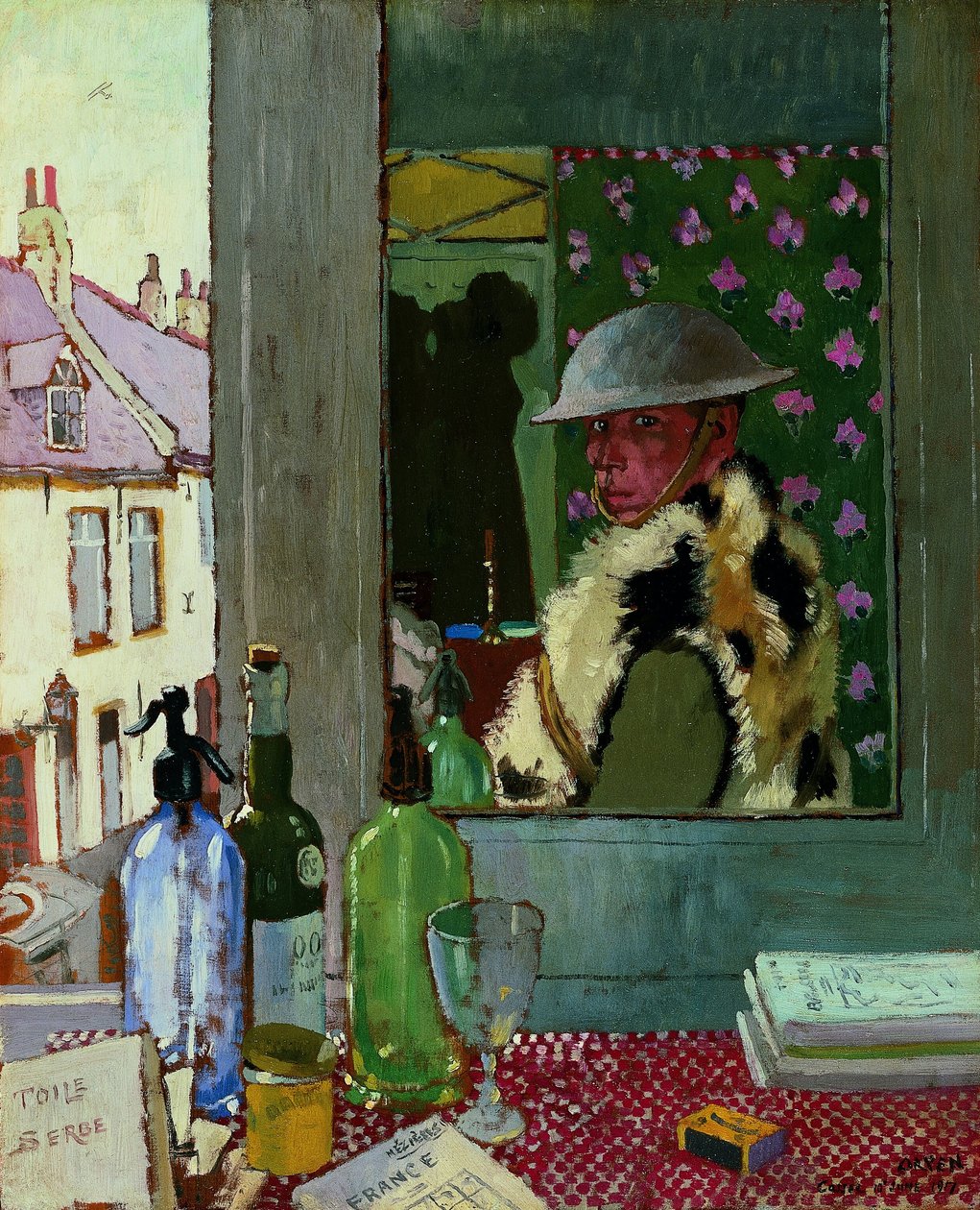 Bereit zu starten. Selbstporträt, 1917 von William Orpen
