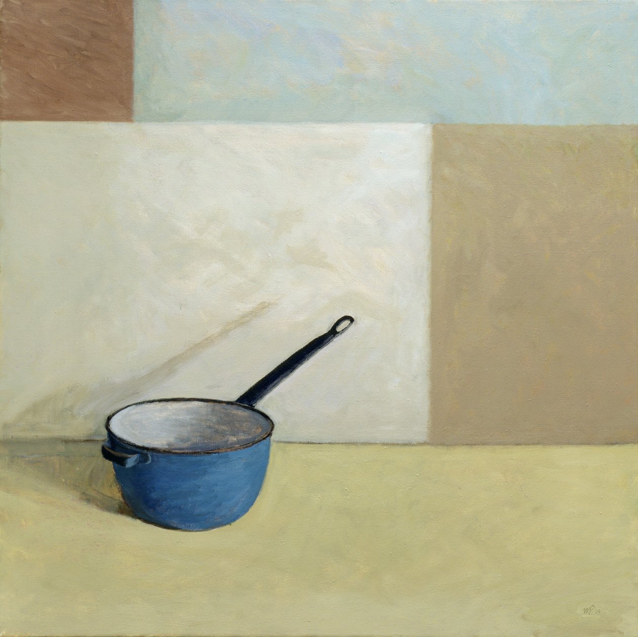 Blauer Kochtopf von William Packer