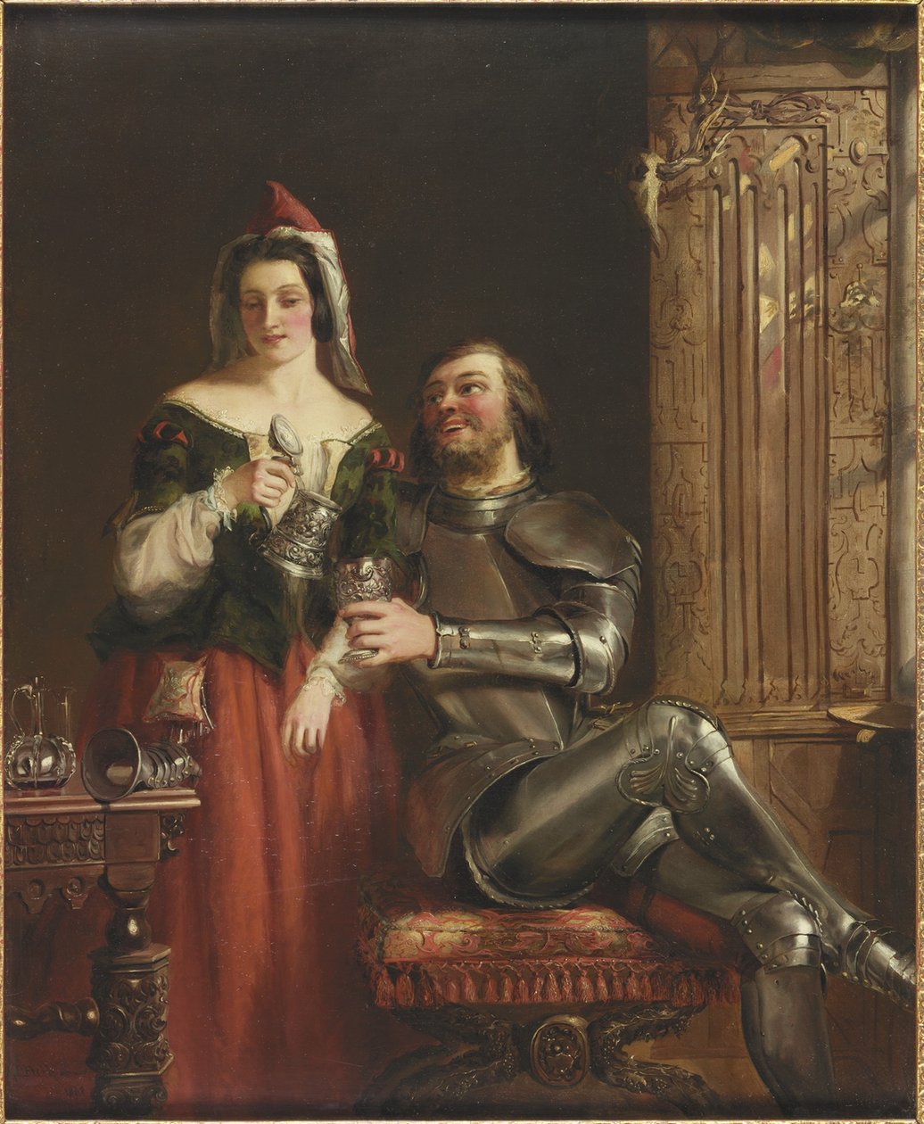 Der Ritter und die Magd von William Powell Frith