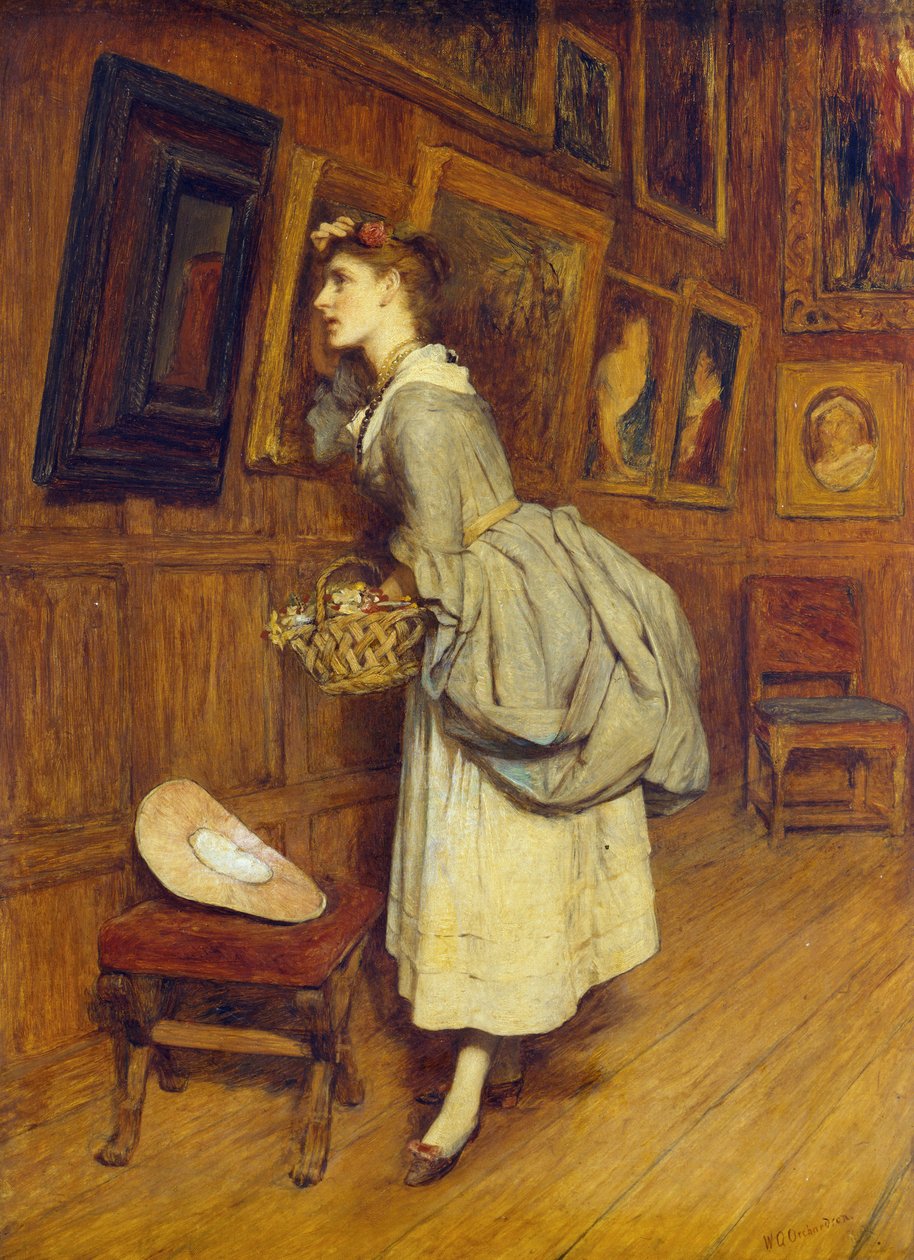 In der Gemäldegalerie von William Quiller Orchardson