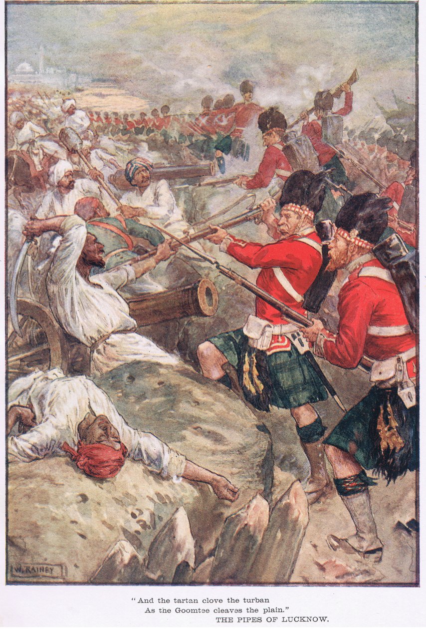 Und der Tartan spaltete den Turban von William Rainey