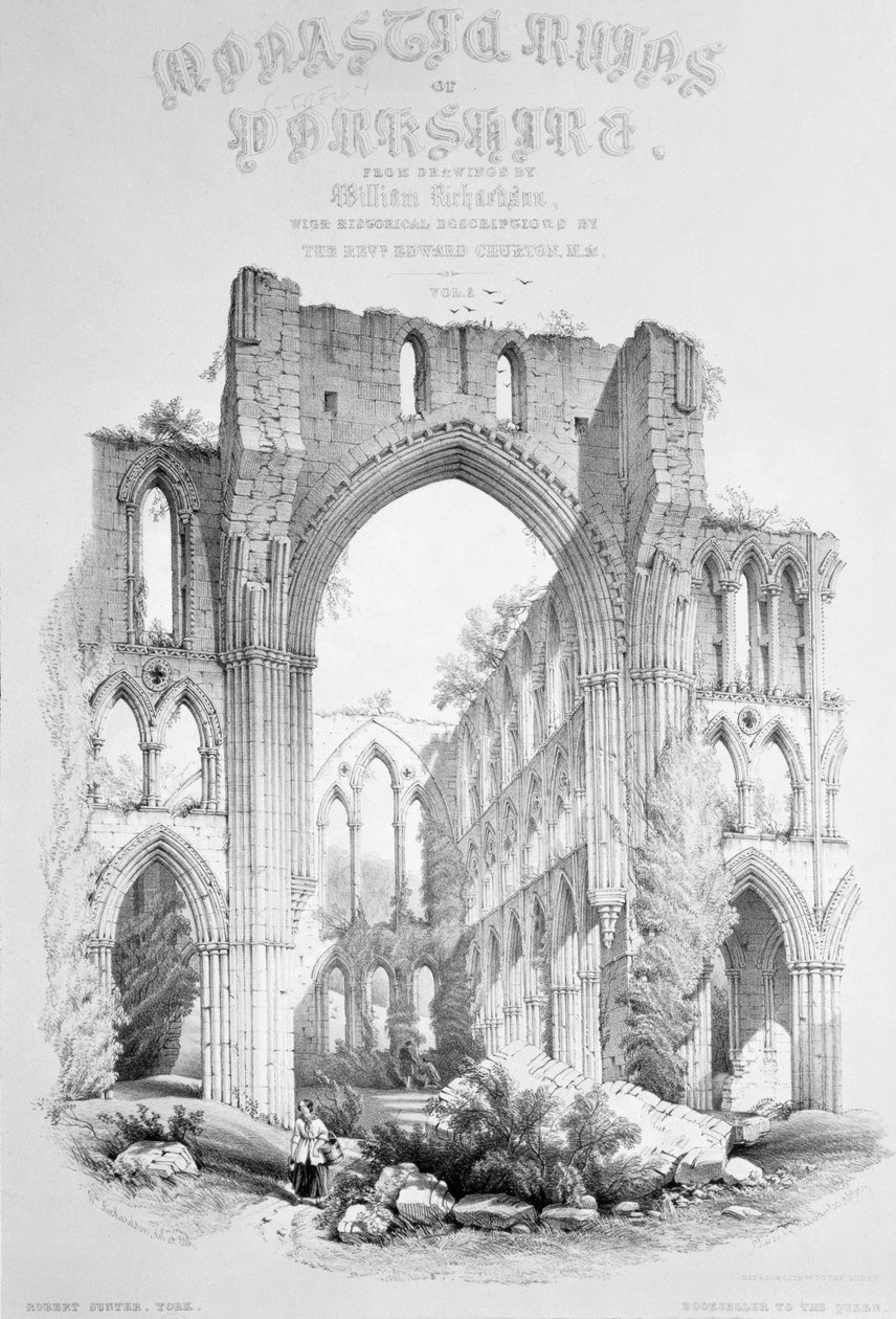 Rievaulx Abbey, von der Titelseite von 