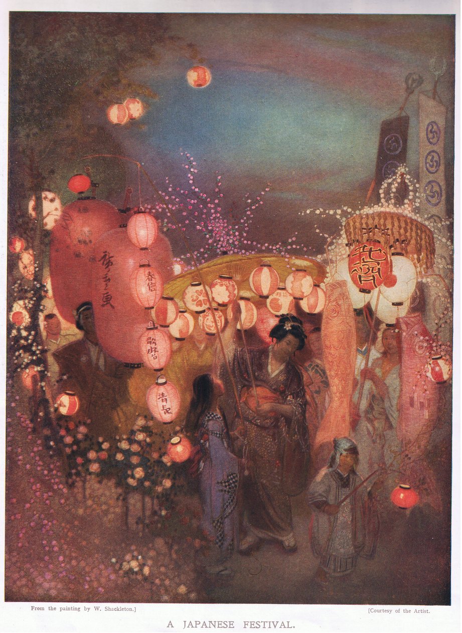Ein japanisches Fest von William Shackleton