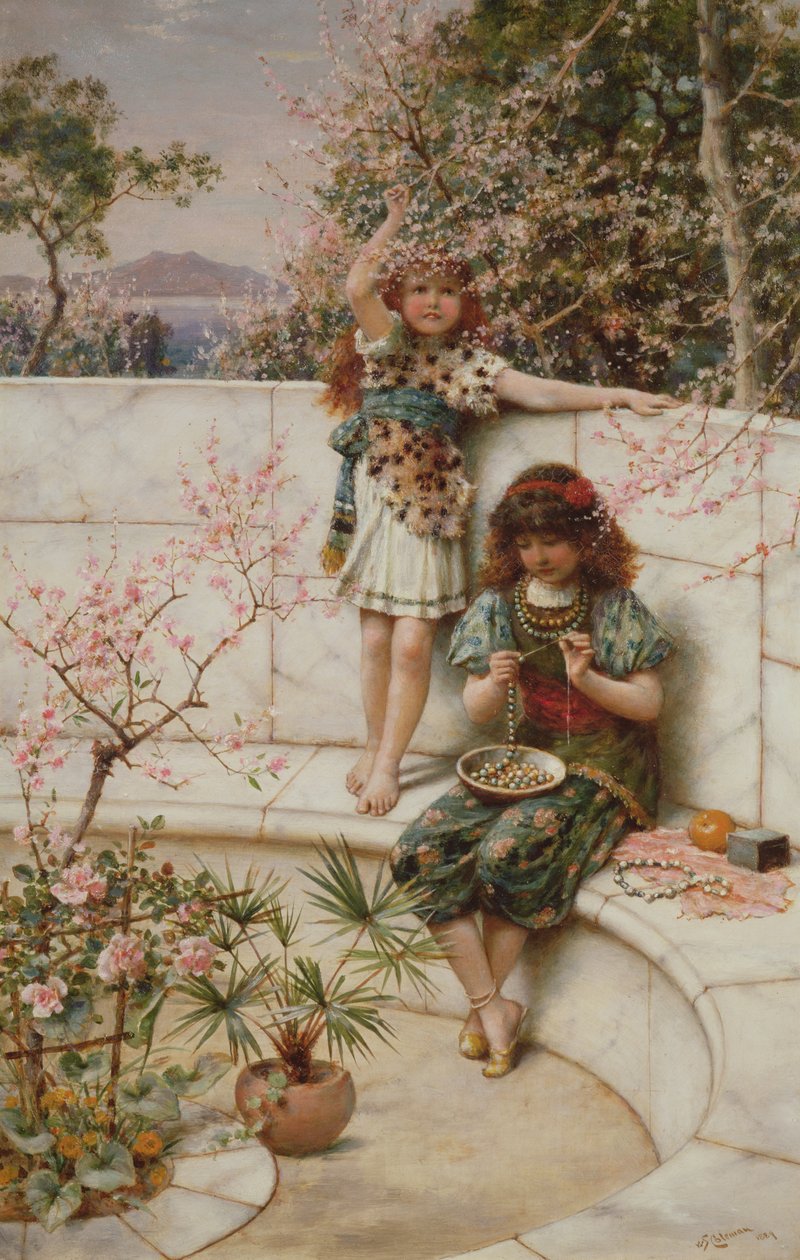 Frühe Frühlingsblüte, 1889 von William Stephen Coleman