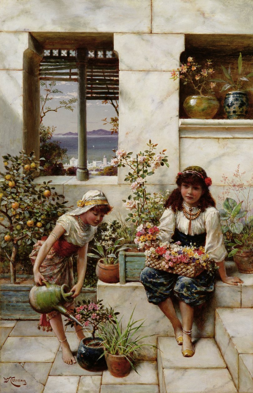 Blumenmädchen von William Stephen Coleman