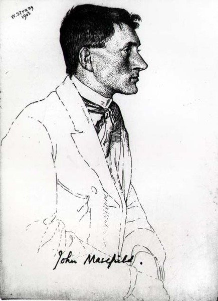 John Masefield (1878-1967) von William Strang