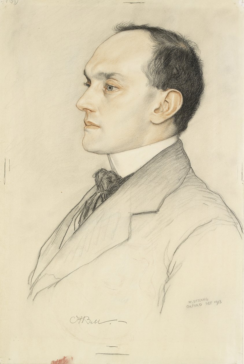 Porträt von Charles Francis Bell, 1913 von William Strang