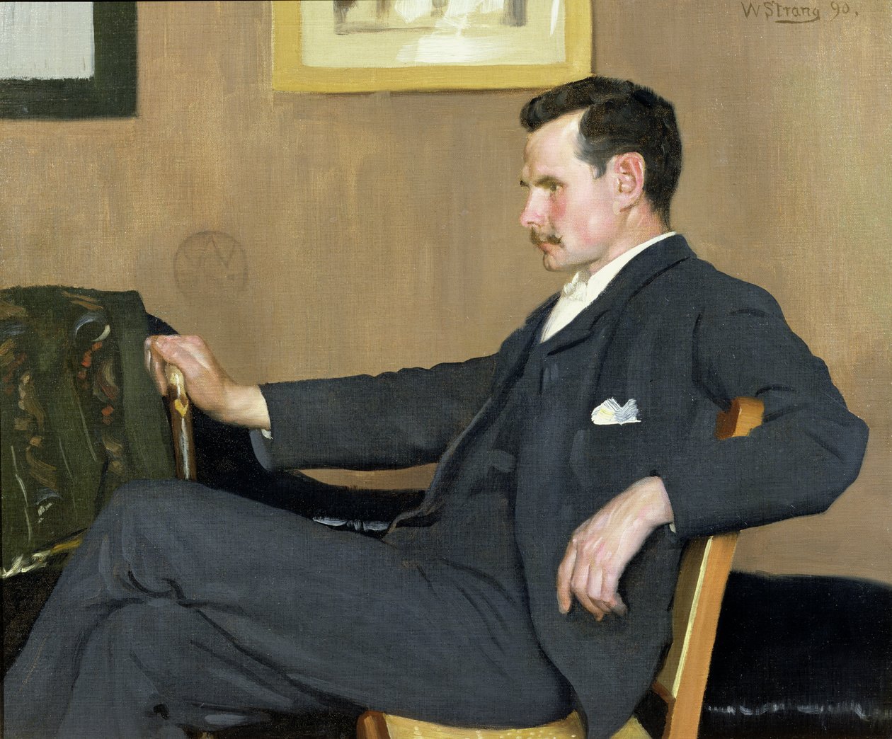 Der Mann im grauen Anzug, 1890 von William Strang