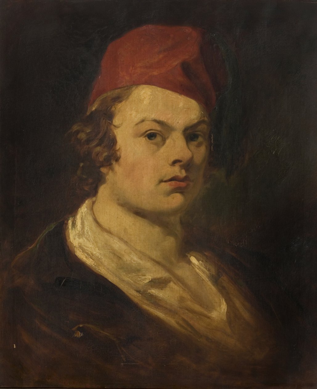 Porträt eines unbekannten Mannes mit roter Mütze von William Thomas Roden