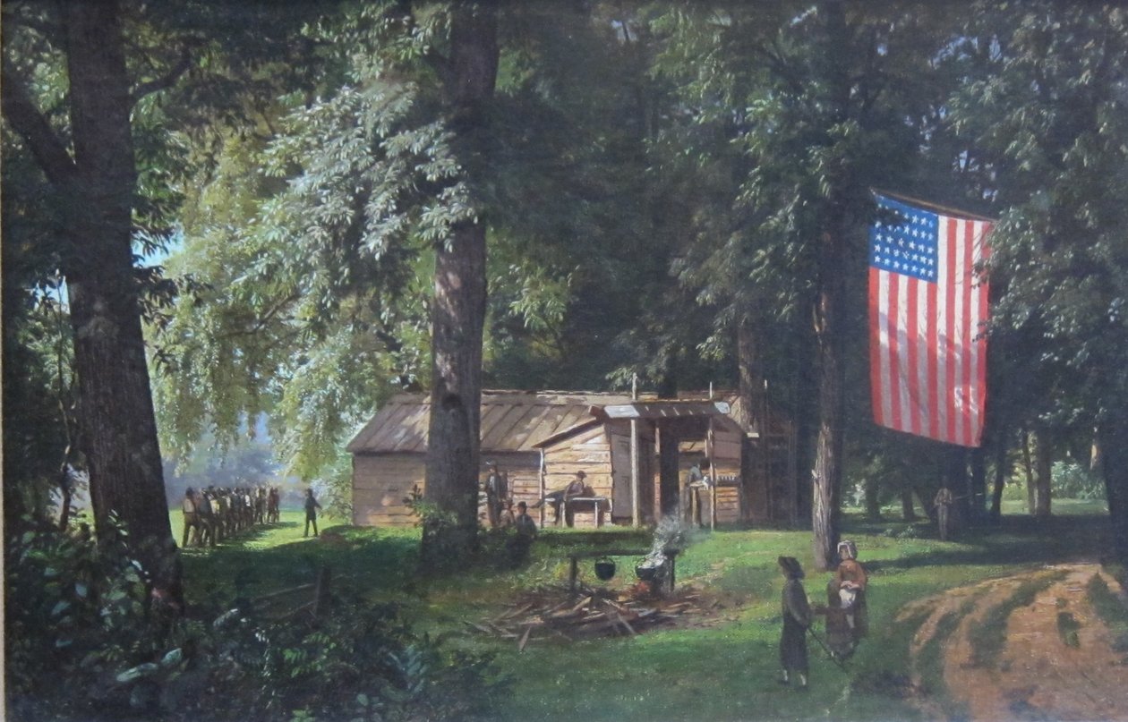 Rekrutierungsstation Bethlehem von William Trost Richards